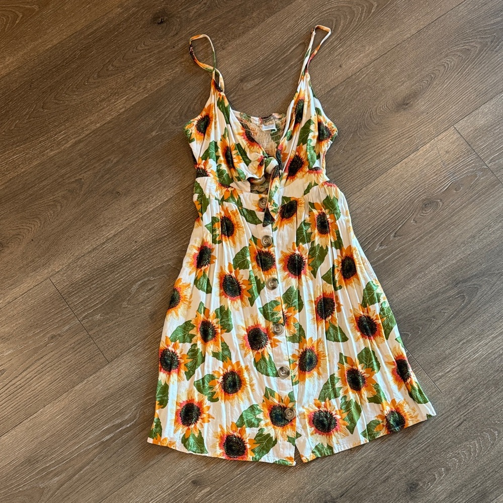 Sunflower Patterned Dress